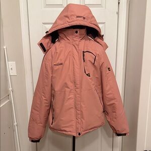 Women’s Pink winter Ski Snowboard Coat Jacket XL